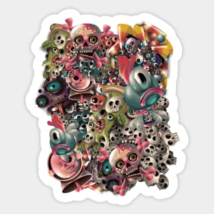 Monster World Sticker